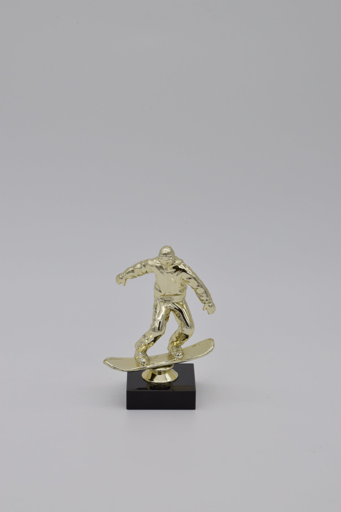 Goldener Snowboarder