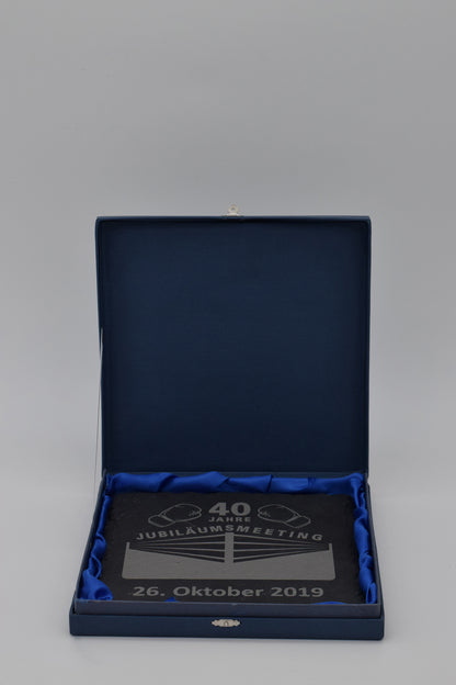 Schieferplatte quadratisch