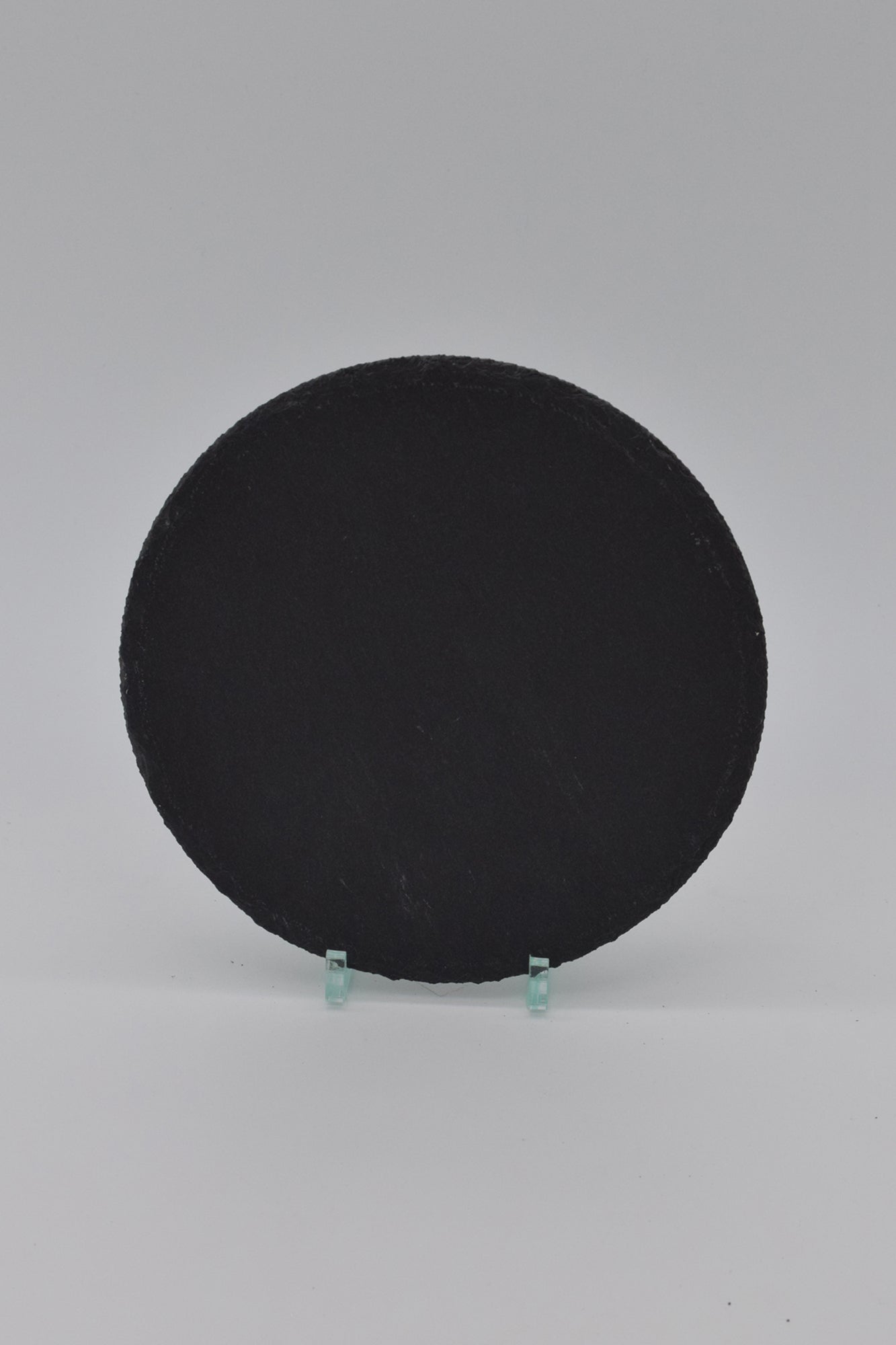 Schieferplatte Rund (geschliefene Kanten)