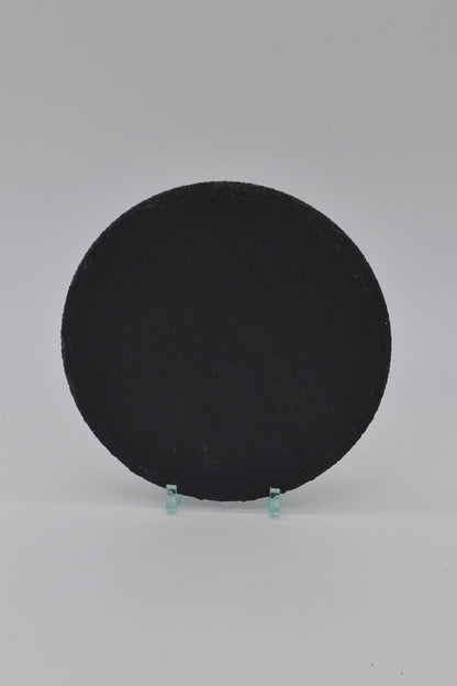 Schieferplatte Rund (geschliefene Kanten)